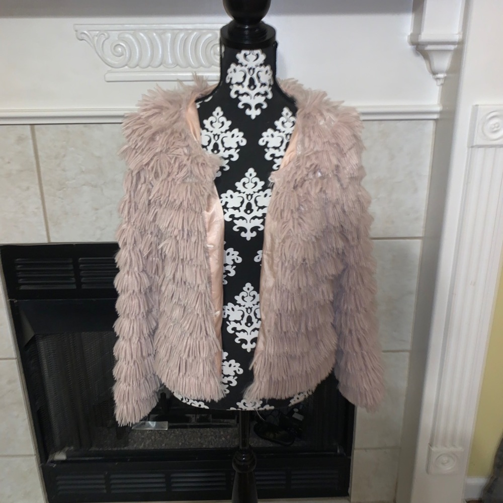 Military Hippie fuzzy jacket - Picture 4 of 4